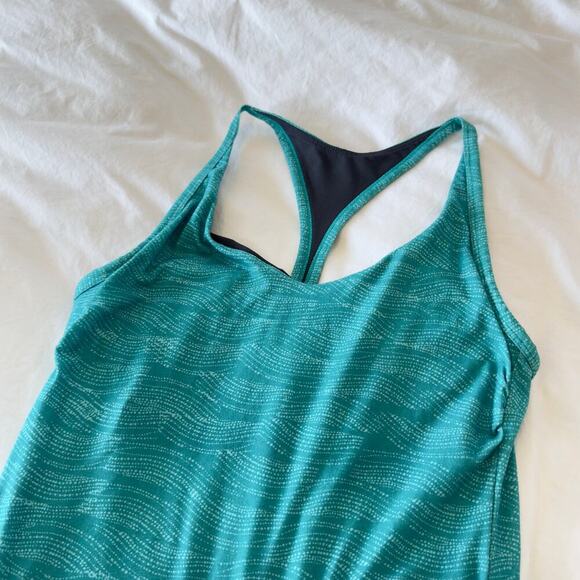 prAna Teal Riptide Blue Athletic Dress - Picture 3 of 5